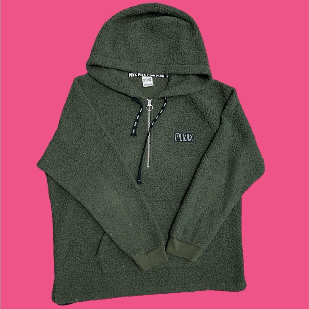 PINK sherpa hoodie